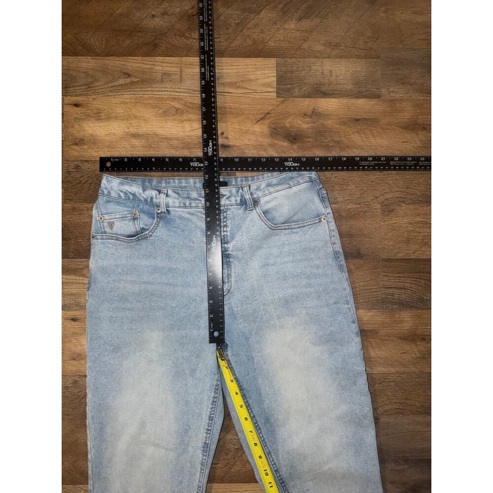 FRYE women’s high rise straight blue jeans - Picture 4 of 16